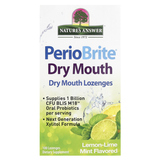 Фото PerioBrite® пастилки для сухого рта, лимонно-лаймовая мята, 100 пастилок