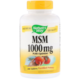 Фото MSM, Pure OptiMSM, 1000 мг, 200 таблеток