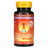 Фото Turmericastin, BioAstin, гавайский астаксантин, 30 веганских капсул