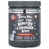Фото Vet Strength Allergy & Immune Bites, для собак, для всех возрастов, копченый сыр, 90 жевательных таблеток, 360 г (12,6 унции)
