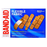 Фото Adhesive Bandages, Flexible Fabric, 100 Assorted Sizes