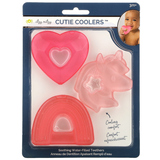 Фото Cutie Coolers, Soothing Water-Filled Teethers, 3+ Months, Magical, 3 Teethers