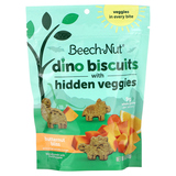 Фото Dino Biscuits со скрытыми овощами, мускатный орех, 142 г (5 унций)