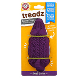 Фото Treadz, Dental Toys for Strong Chewers, Small, Gator, 1 Toy
