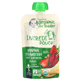 Фото Organic для малышей, от 12 месяцев, банан, клубника, свекла, овсяное пюре, 90 г (3,17 унции)