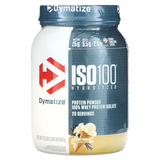 Фото ISO 100, гидролизованный 100% изолят сывороточного протеина, ванильный вкус, 610 г (1,34 фунта)