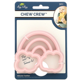 Фото Chew Crew, Silicone Teether, 3+ Months, Rainbow, 1 Teether