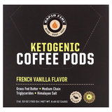Фото Ketogenic Coffee Pods, французская ваниль, средней обжарки, 16 капсул, 240 г (8,48 унции)