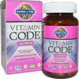Фото Vitamin Code, для женщин, мультивитамины из сырых цельных продуктов, 120 растительных капсул