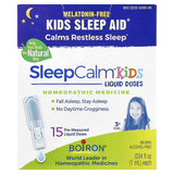 Фото Kids, SleepCalm, жидкие дозы, для детей от 3 лет, без мелатонина, 15 предварительно отмеренных жидких доз, по 1 мл (0,034 жидк. Унции)