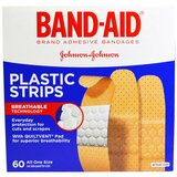 Фото Adhesive Bandages, Plastic Strips, 60 Bandages