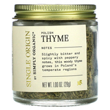 Фото Single Origin, Polish Thyme, 1 oz (28 g)