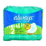 Фото Ultra Thin with Wings, Size 2, Long Super, 16 Pads