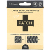 Фото Patch, Large Bamboo Bandages with Activated Charcoal, 10 Mix Pack