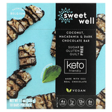 Фото Keto Bar, кокос, макадамия и темный шоколад, 10 батончиков по 32 г (1,1 унции)