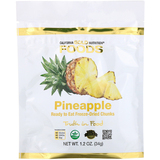 Фото Freeze Dried Pineapple, Ready to Eat Whole Freeze-Dried Chunks, 1 oz (34 g)