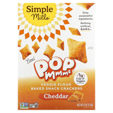 Фото Pop Mmms, запеченные снеки с растительной мукой, чеддер, 113 г (4 унции)
