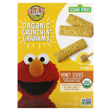 Фото Organic Crunchin' Grahams, для детей от 2 лет, медовые палочки, 150 г (5,3 унции)
