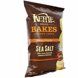 Фото Печёные картофельные чипсы, с морской солью, 4 унций (113 г)