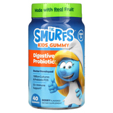 Фото Kids Gummy, пищеварительный пробиотик, смурфики, для детей от 3 лет, со вкусом ягод, 40 жевательных таблеток