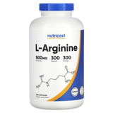 Фото L-Arginine, 500 mg, 300 Capsules