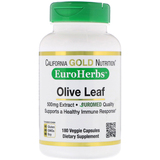 Фото EuroHerbs, Olive Leaf Extract, 500 mg, 180 Veggie Capsules
