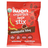 Фото Organics Protein Stix, барбекю из мескита, 8 пакетиков по 42 г (1,5 унции)