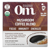 Фото Mushroom Coffee Blend, 10 Packets, .21 oz (5.9 g) Each