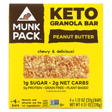 Фото Keto Granola Bar, Peanut Butter, 4 Bars, 1.12 oz (32 g) Each