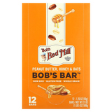 Фото Bob's Bar, арахисовая паста, мед и овес, 12 батончиков по 50 г (1,76 унции)