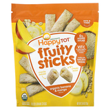 Фото Happy Tot, фруктовые палочки, органический банан и манго, 72 г (2,54 унции)