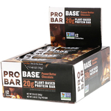 Фото Base, 20 g Plant-Based Protein Bar, Peanut Butter Chocolate, 12 Bars, 2.46 oz (70 g) Each