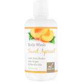 Фото Body Wash, Sweet Apricot with Shea Butter plus Argan & Marula Oils, 8.7 fl oz (257 ml)