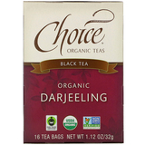 Фото Black Tea, Organic Darjeeling, 16 Tea Bags, 1.12 oz (32 g)