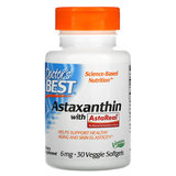 Фото Astaxanthin with AstaReal, 6 mg, 30 Veggie Softgels