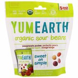 Фото Organic Sour Beans, Assorted Flavors, 5 Snack Packs, 0.7 oz (19.8 g) Each