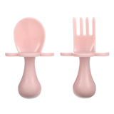 Фото Ergonomic Utensils with Travel Case, 6m +, Blush, 1 Set