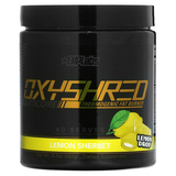Фото OxyShred, Hardcore Thermogenic Fat Burner, лимонный щербет, 264 г (9,3 унции)