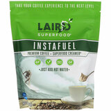 Фото InstaFuel, растворимый кофе премиум-качества + сливочник Laird Superfood, 8 унц. (227 г)