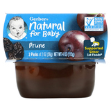 Фото Natural for Baby, 1st Foods, чернослив, 8 пакетиков, 56 г (2 унции)