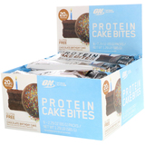 Фото Protein Cake Bites, Chocolate Birthday Cake, 9 Bars, 2.29 oz (65 g) Each