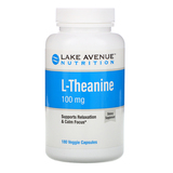 Фото L-Theanine, 100 mg, 180 Veggie Capsules