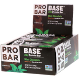 Фото Base, Protein Bar, Mint Chocolate, 12 Bars, 2.46 oz (70 g) Each