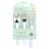 Фото Stainless Steel & Sprout Ware®, Kid's Cutlery, 12+ Months, Blue, 3 Pieces