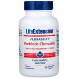 Фото Florassist Жевательные пребиотики, Натуральный клубничный вкус, 60 жевательных таблеток