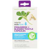 Фото Milkflow, Fenugreek + Blessed Thistle, 100 Vegetarian Capsules