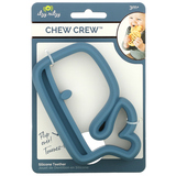 Фото Chew Crew, Silicone Teether, 3+ Months, Whale, 1 Teether