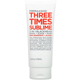 Фото Three Times Sublime, 3 in 1 Blackhead Wash + Scrub + Mask, Pink Grapefruit + Jojoba, 3.4 fl oz (100 ml)