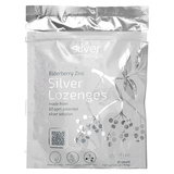 Фото Silver Biotics, леденцы с бузиной и цинком и серебром, 21 пастилка, 79,8 г (2,8 унции)