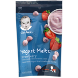 Фото Yogurt Melts, клубничные, дети от 8 месяцев, 1,0 унц. (28 г)